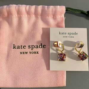 Kate Spade glitter earrings